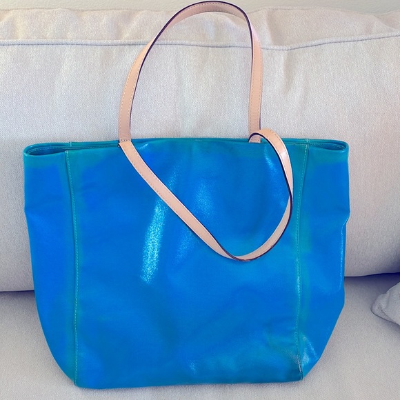 Kate Spade ♣️ turquoise tote - Picture 5 of 9
